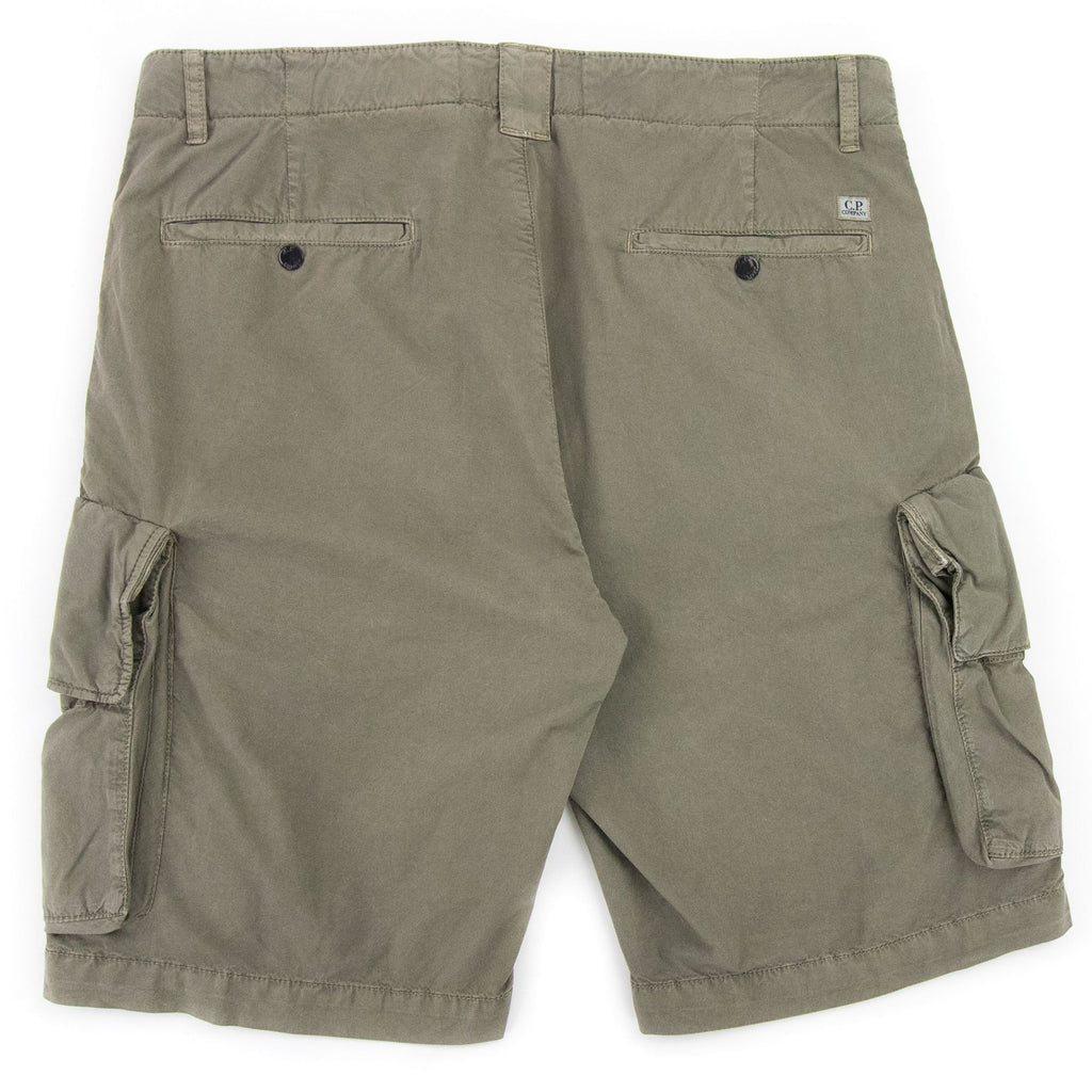 Cp Company Be285a Twill Stretch Utility Shorts Beige 322