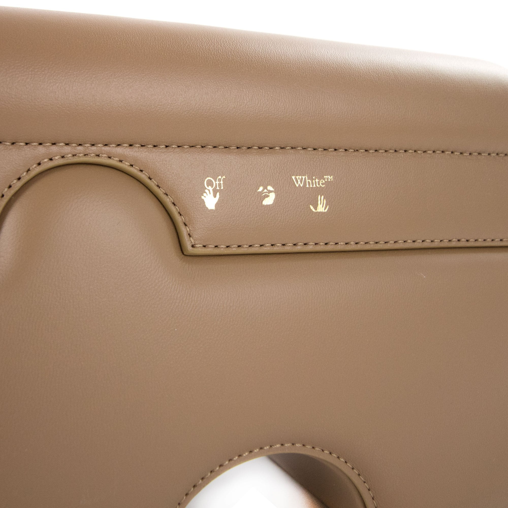 Off White Burrow Shoulder 22 Brown
