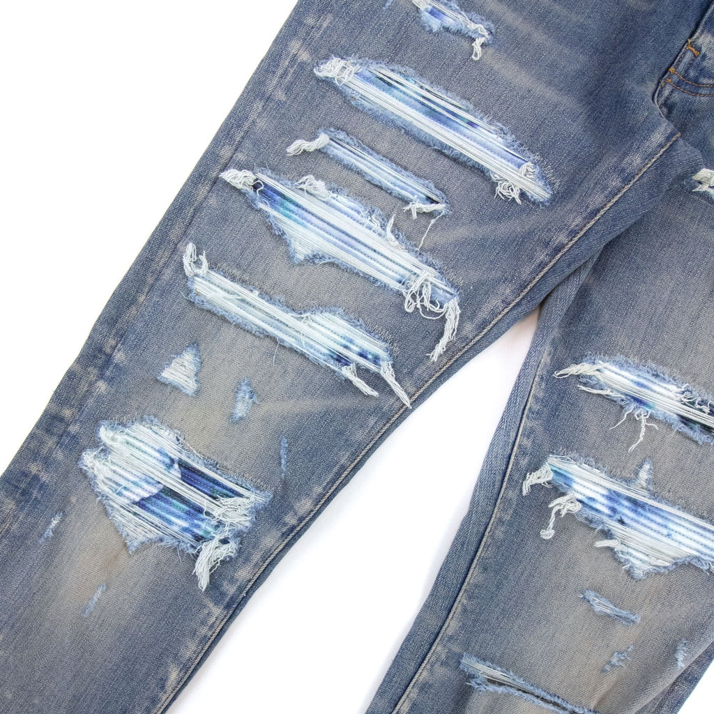 Amiri Tie Dye Bandana Thrasher Jean Denim