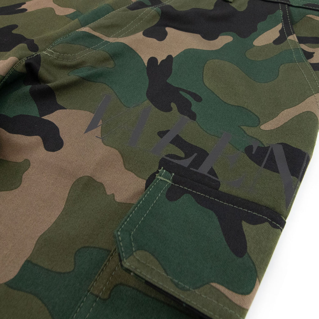Valentino Cotton Trousers With Camouflage Print Camo