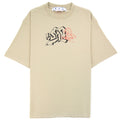 Off White Graf Outline Over Skate T Shirt Dark Sand/Black