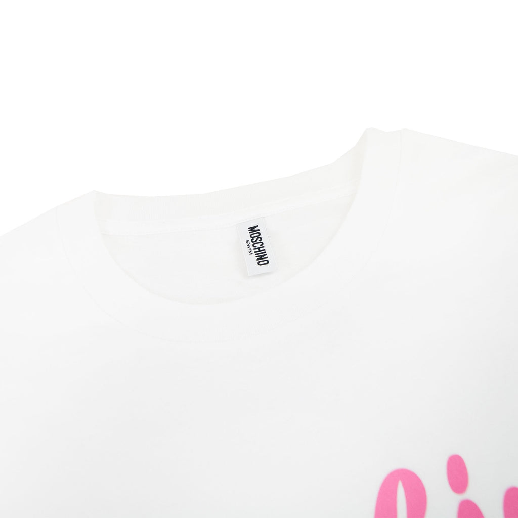 Moschino Swim Moschino Parrot Tee White