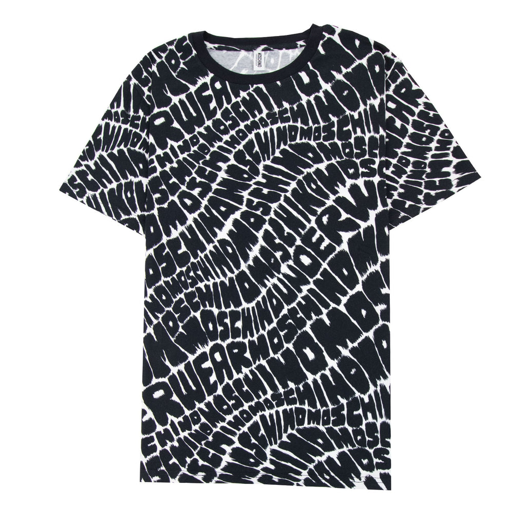 Moschino Underwear All Over Logo T-shirt Black