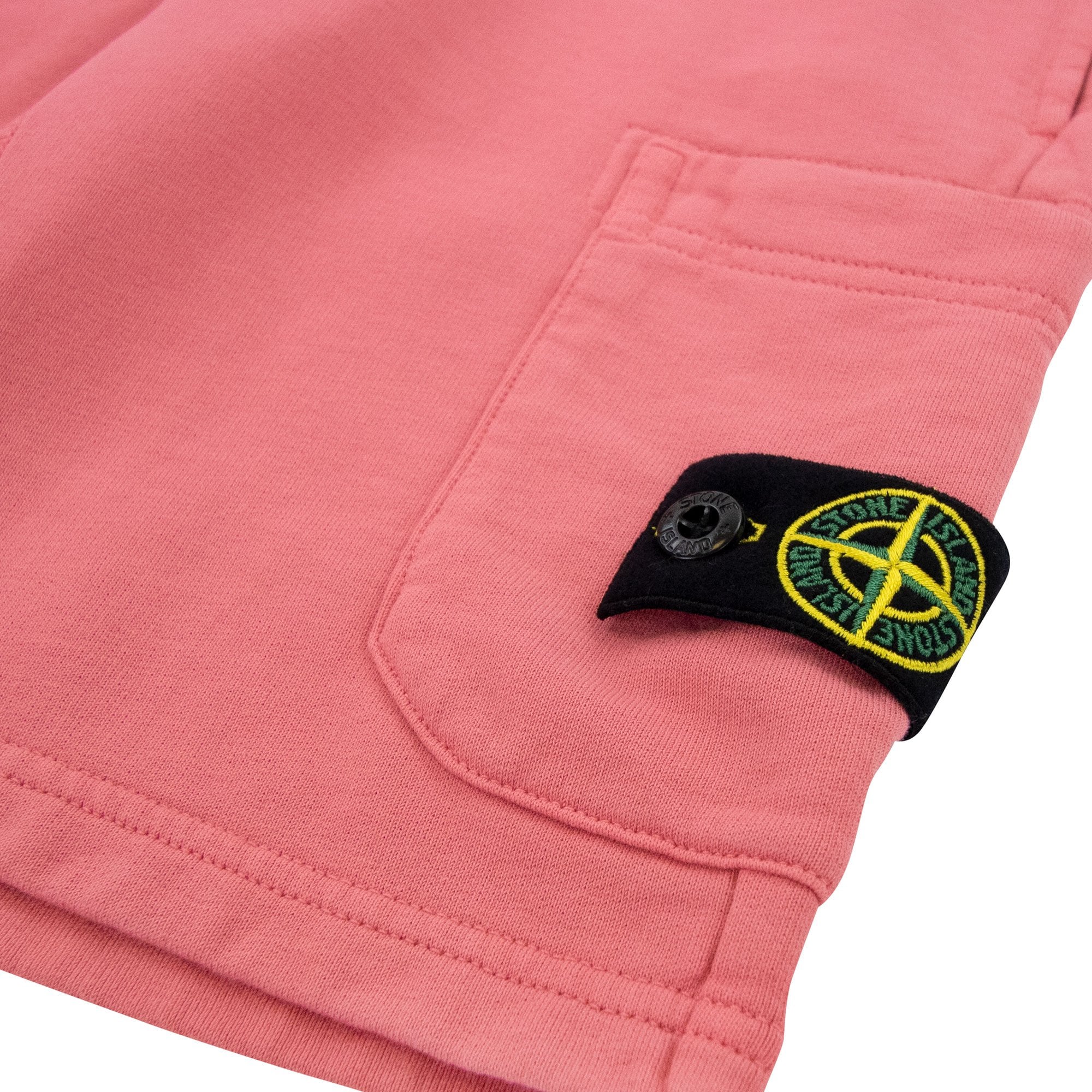 Stone Island Junior S/s Shorts Fuchsia
