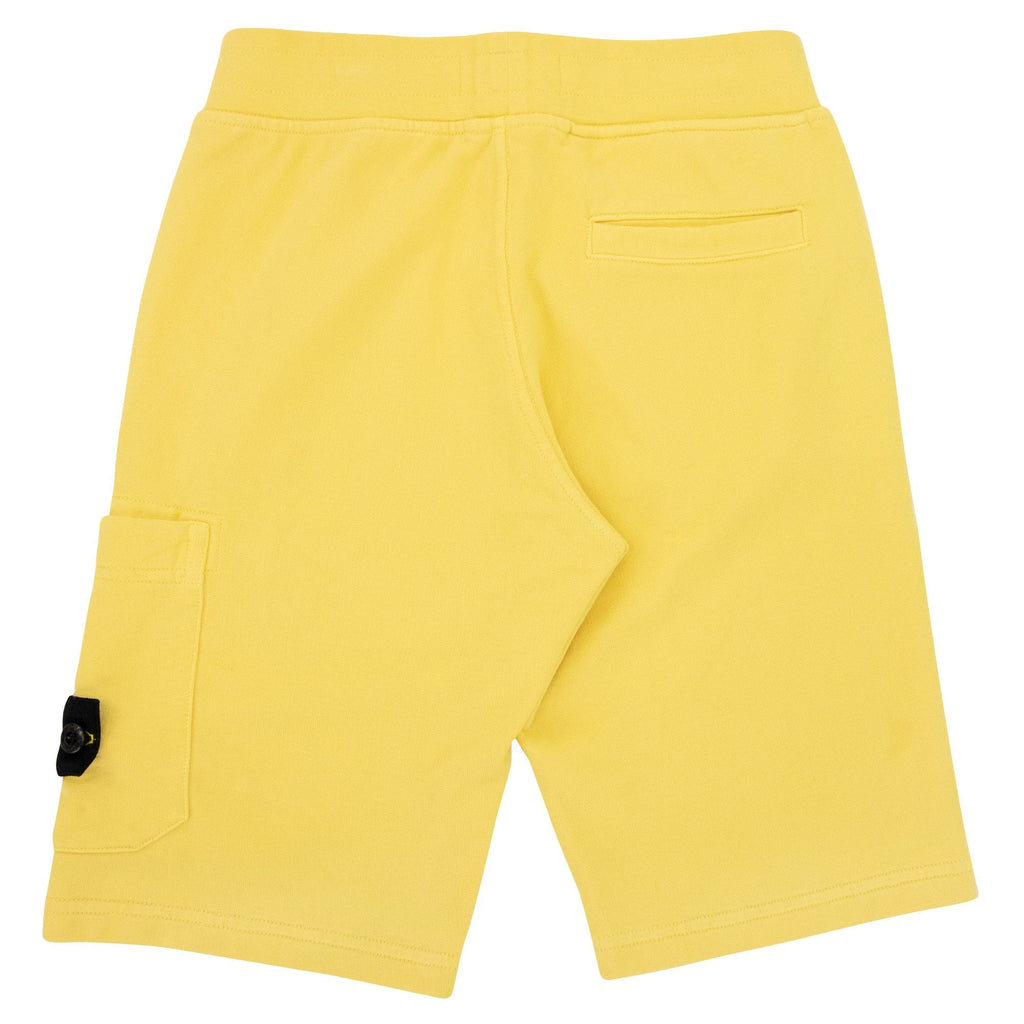 Stone Island Junior S/s Shorts Yellow V0030