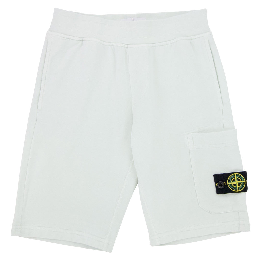 Stone Island Junior S/s Shorts Mint Green