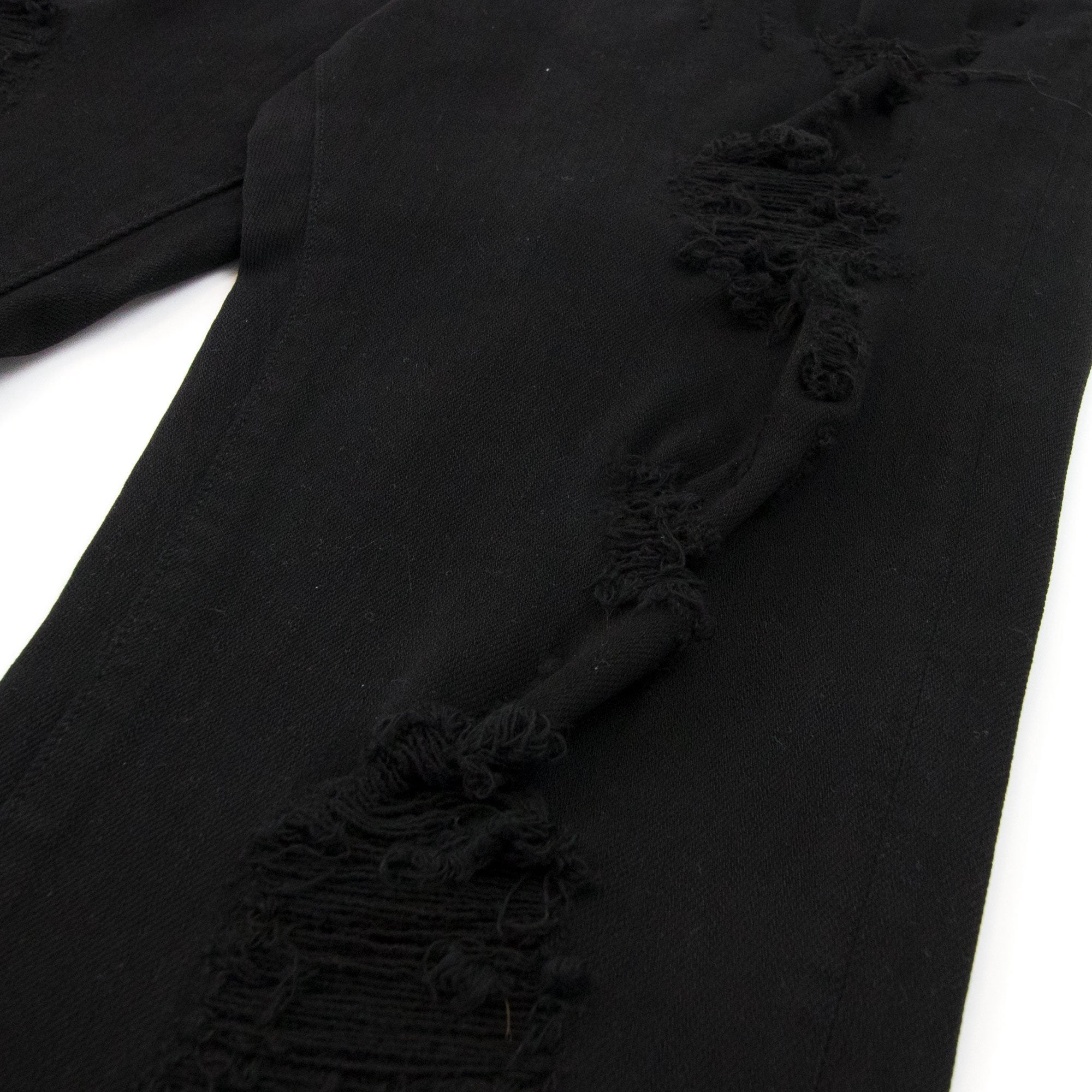 Dolce & Gabbana Black Slim-fit Stretch Jeans With Rips Black