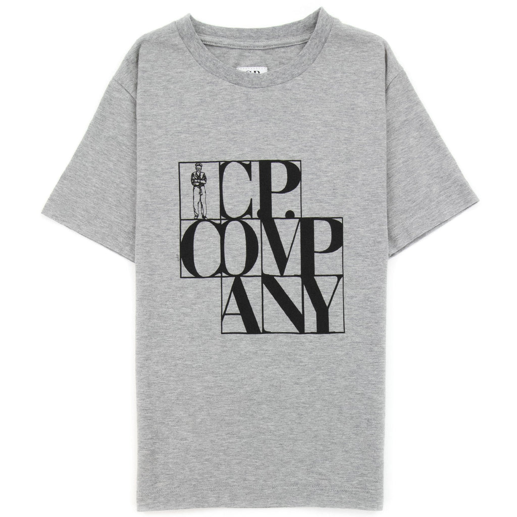 Cp Company Undersixteen Cp Block T-shirt Grey