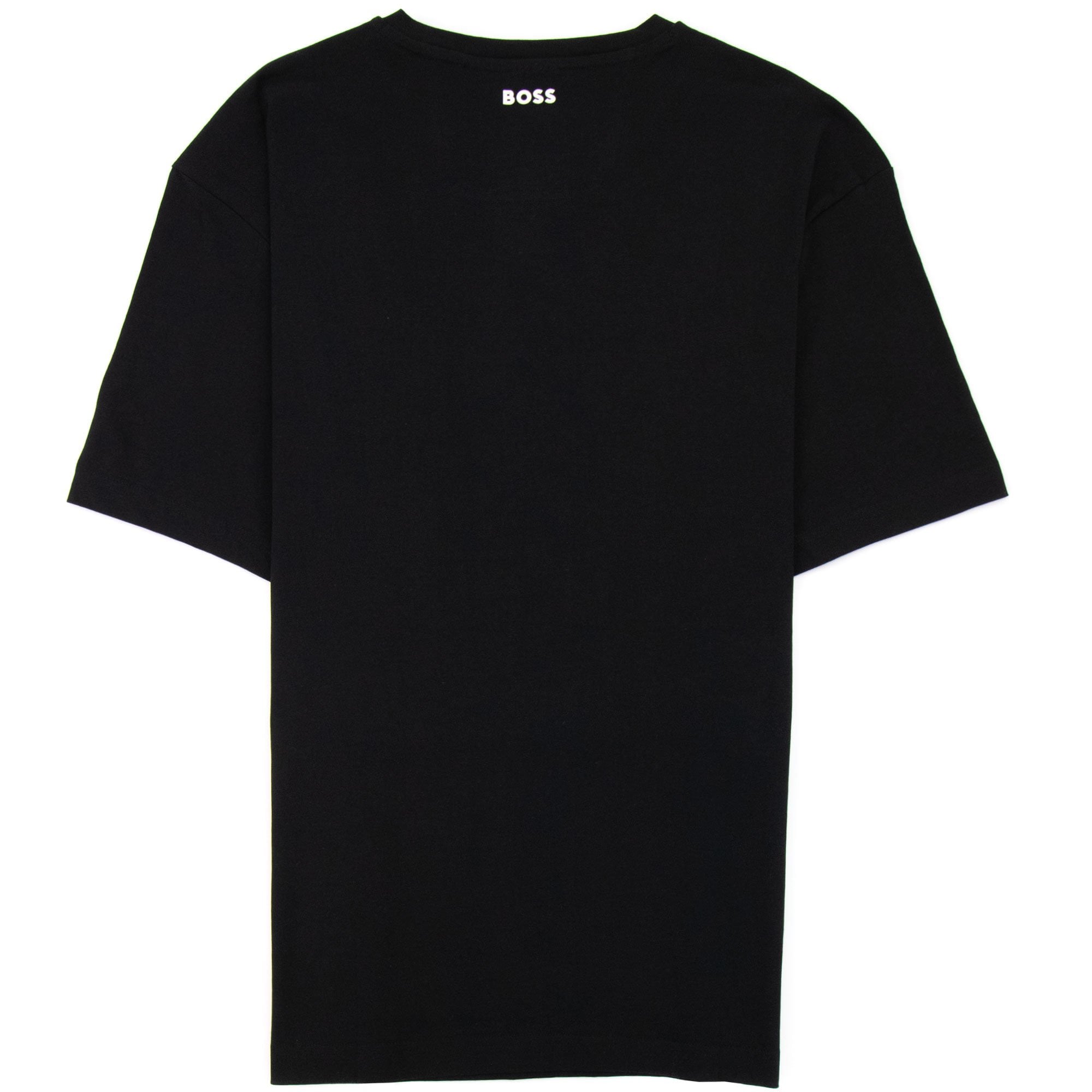 Hugo Boss Tee 1 Colour Block Logo T Shirt Black 001