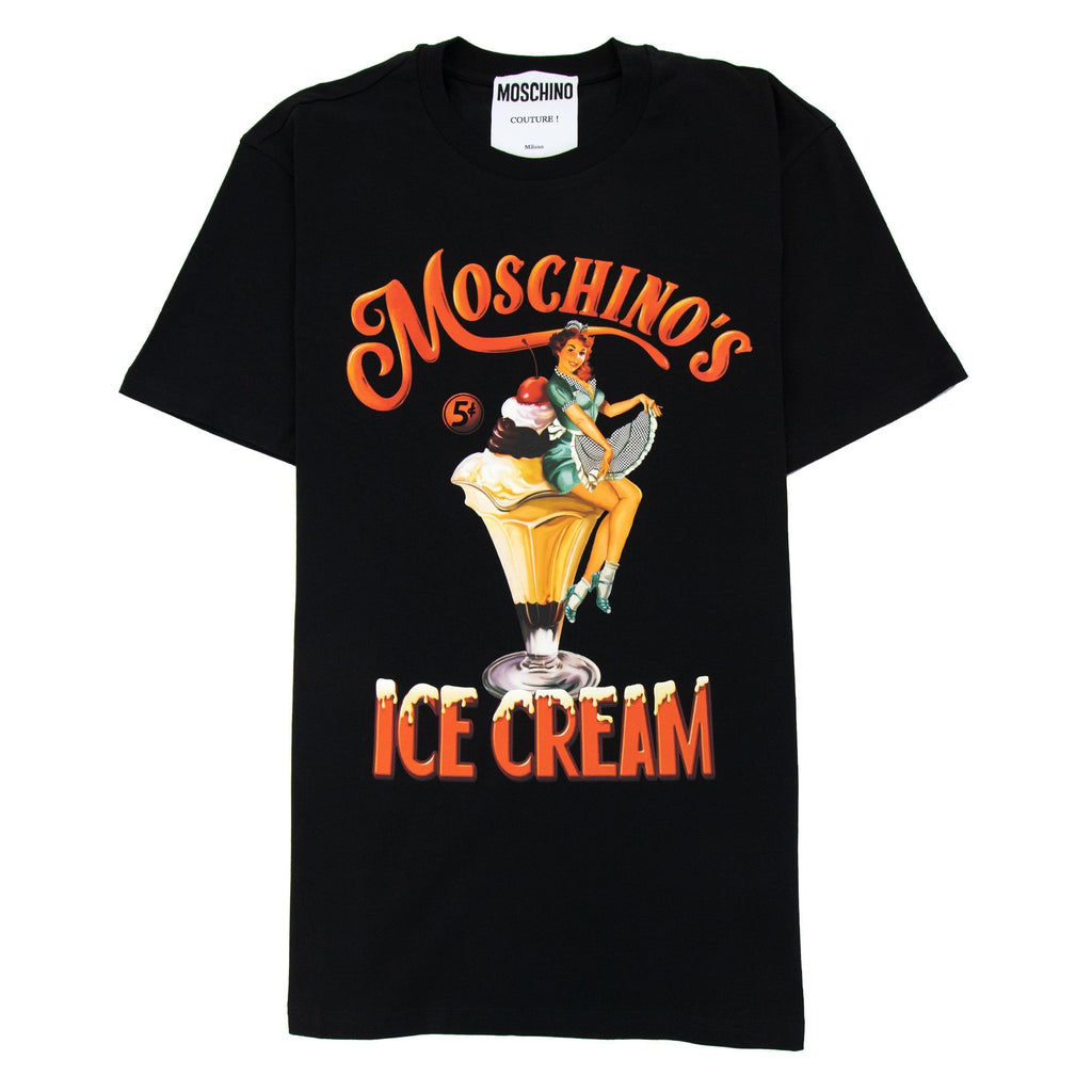 Moschino Couture Moschino Ice Cream T-shirt Black