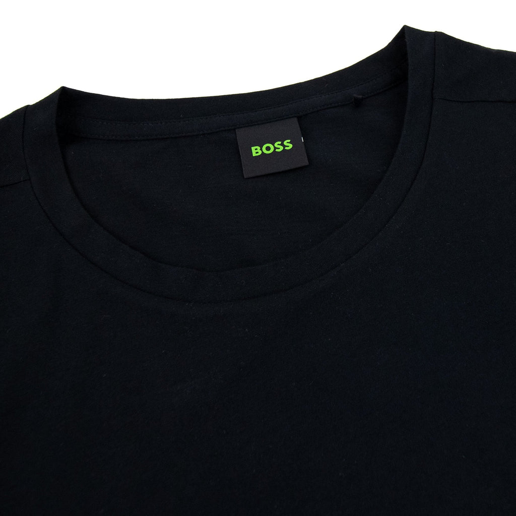 Hugo Boss Tee 6 Logo T Shirt Black 001