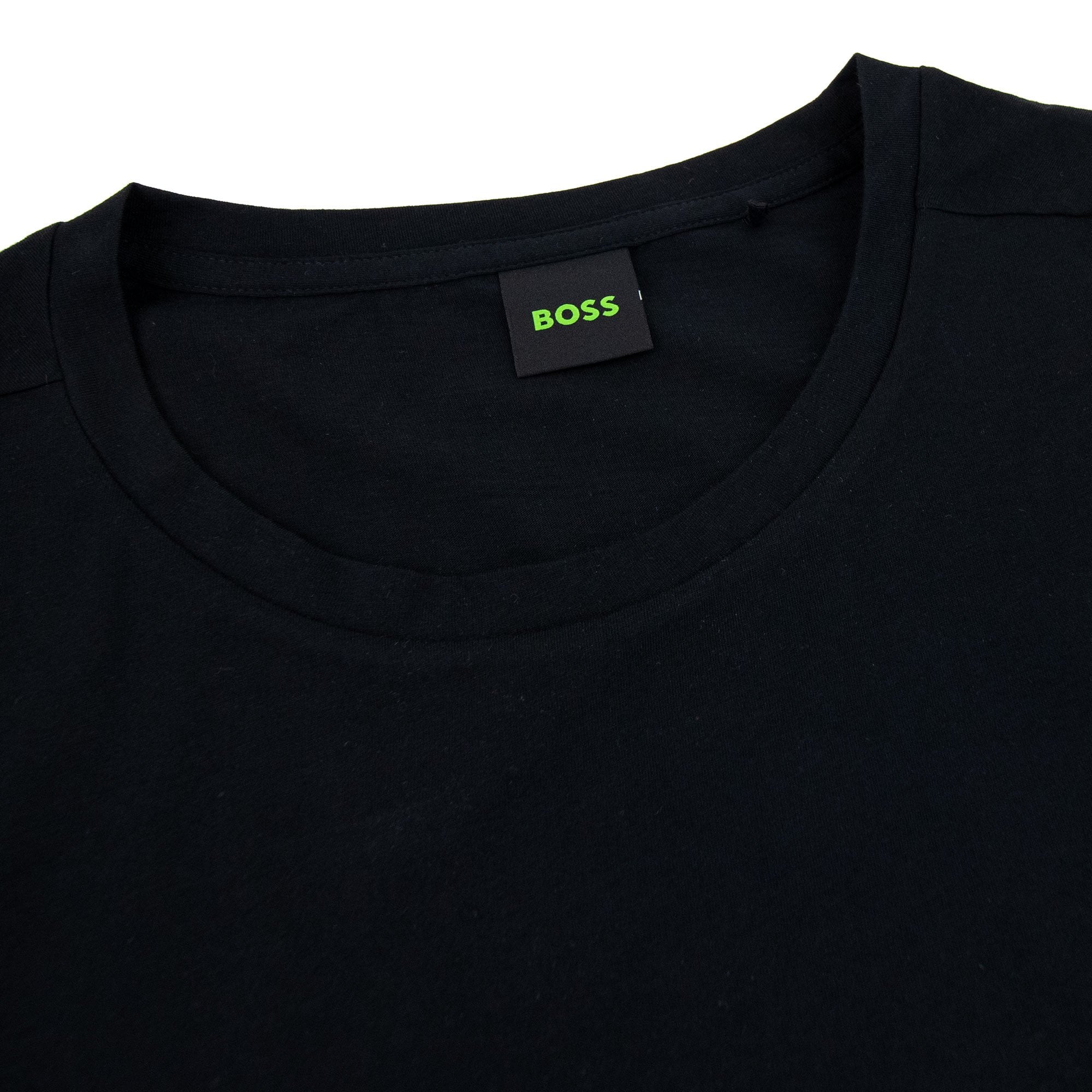 Hugo Boss Tee 6 Logo T Shirt Black 001