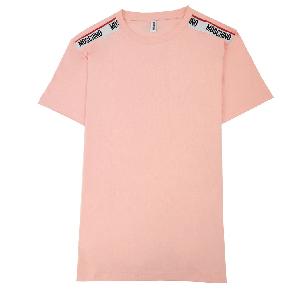 Moschino Underwear Tape Logo T-shirt Pink 0227