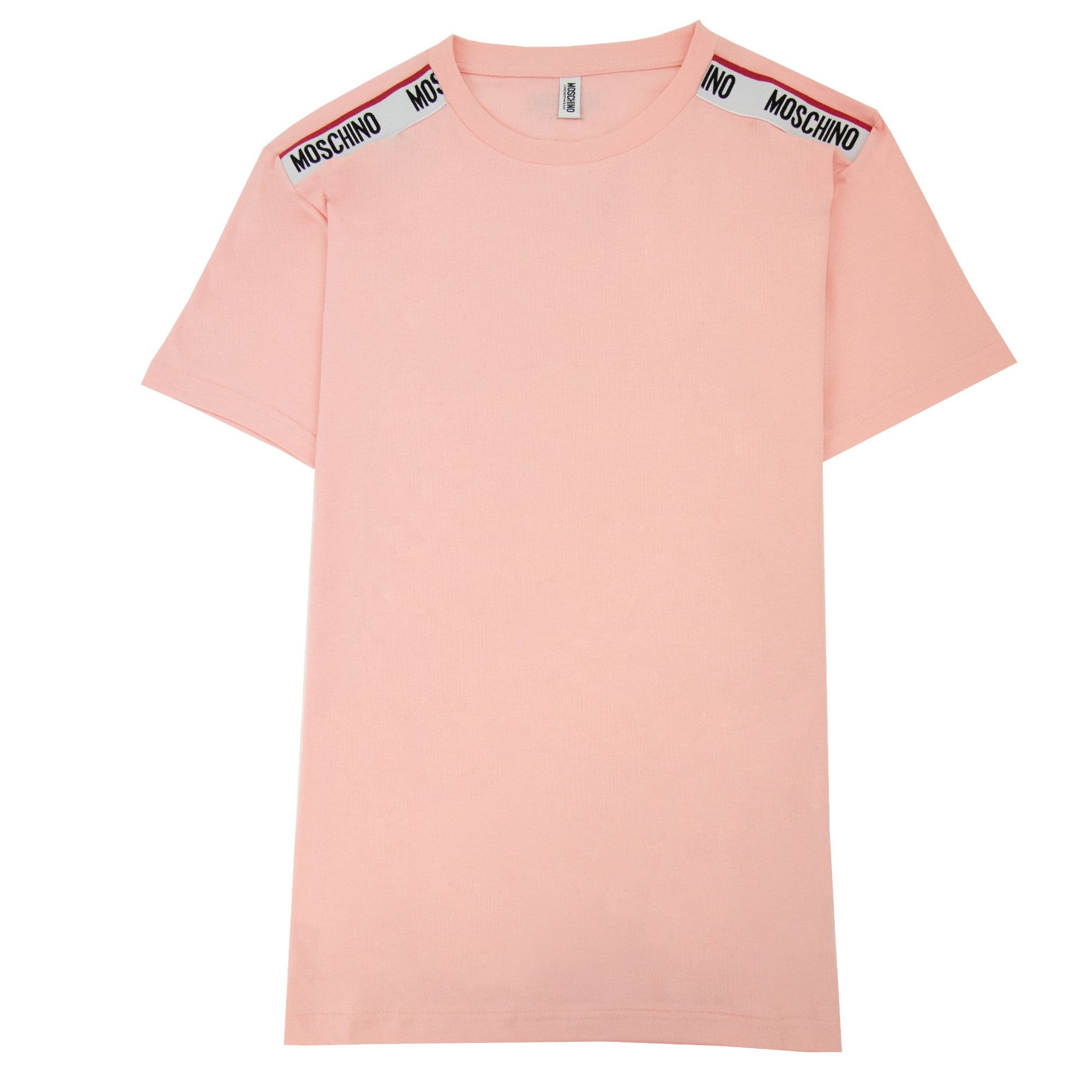 Moschino Underwear Tape Logo T-shirt Pink 0227