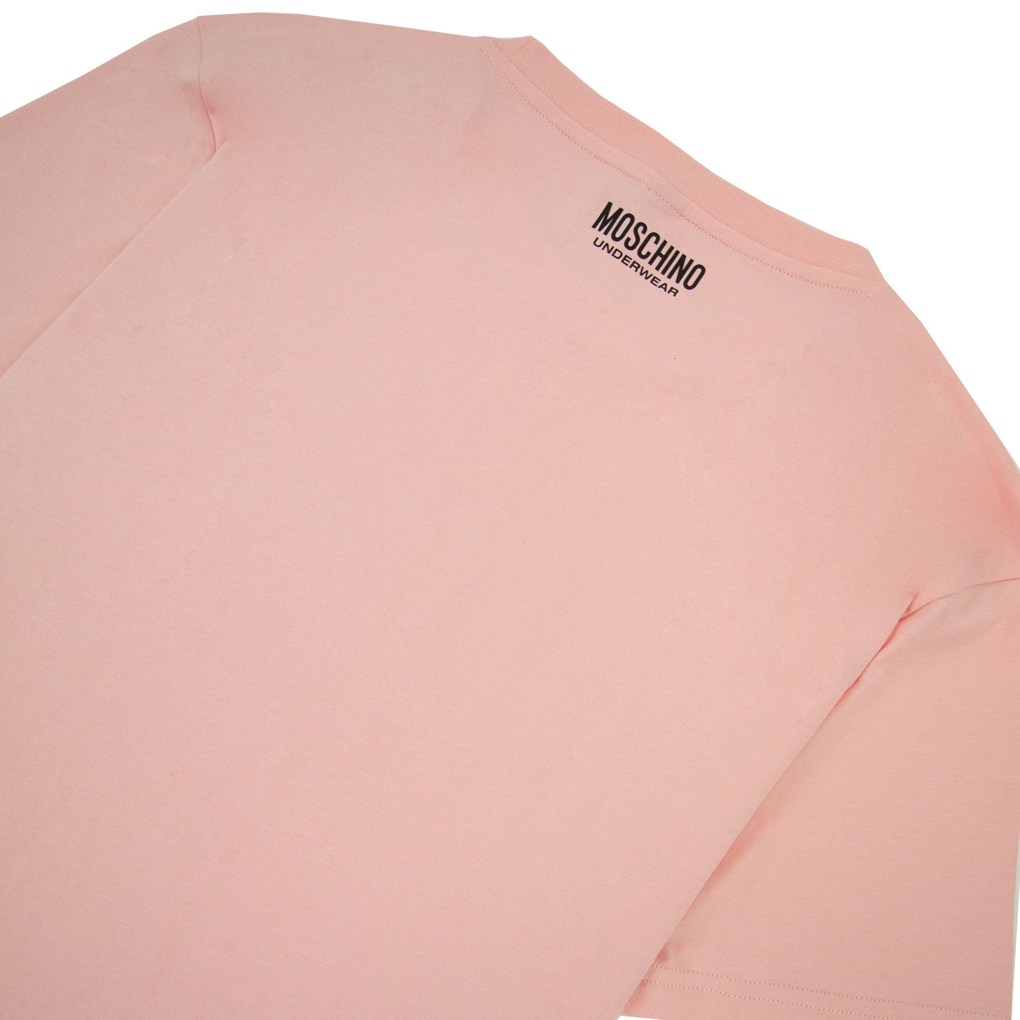 Moschino Underwear Tape Logo T-shirt Pink 0227