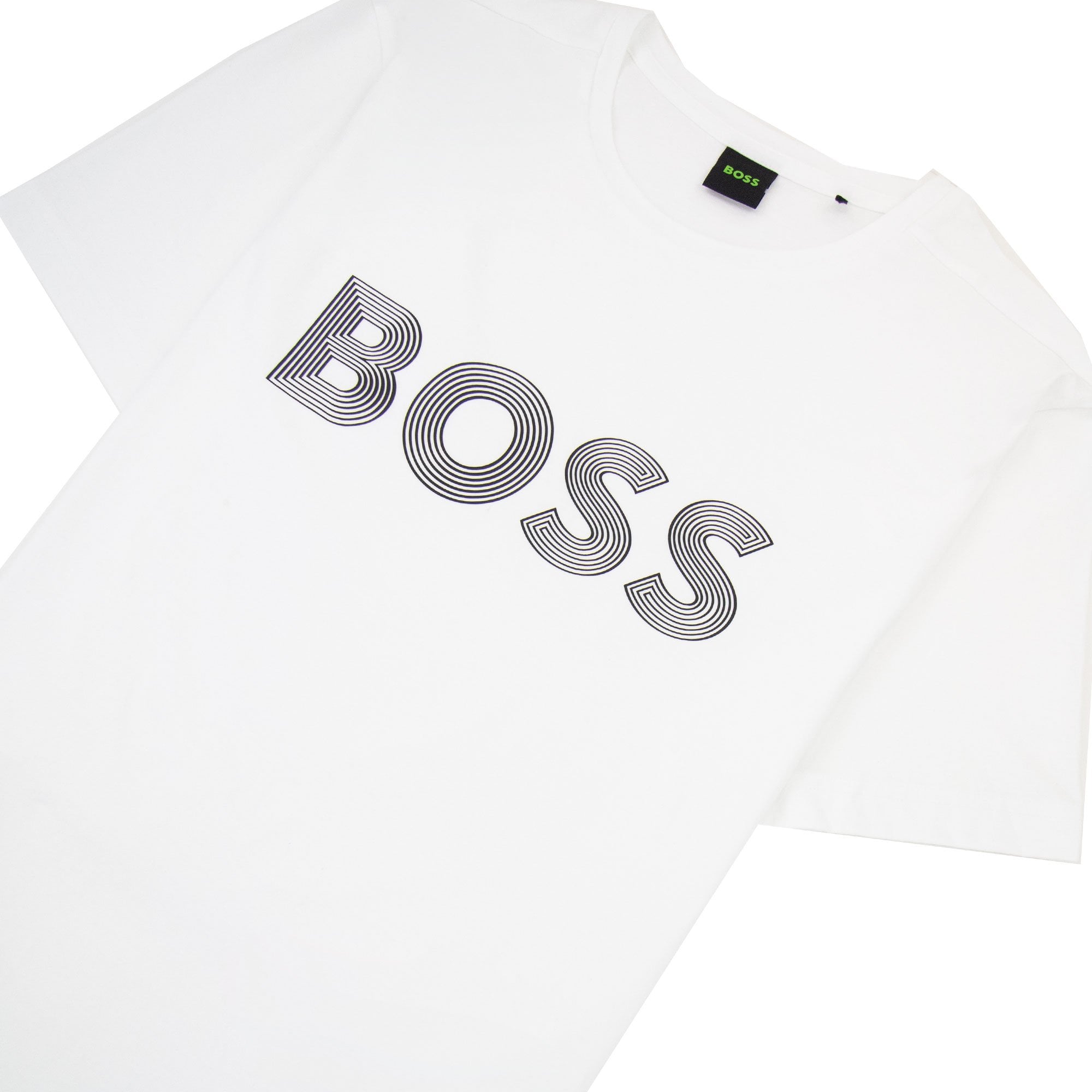 Hugo Boss Tee 6 Logo T Shirt White 100