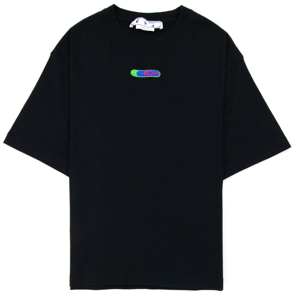 Off White Weed Arrows Over Skate S/s T Shirt Black/Green