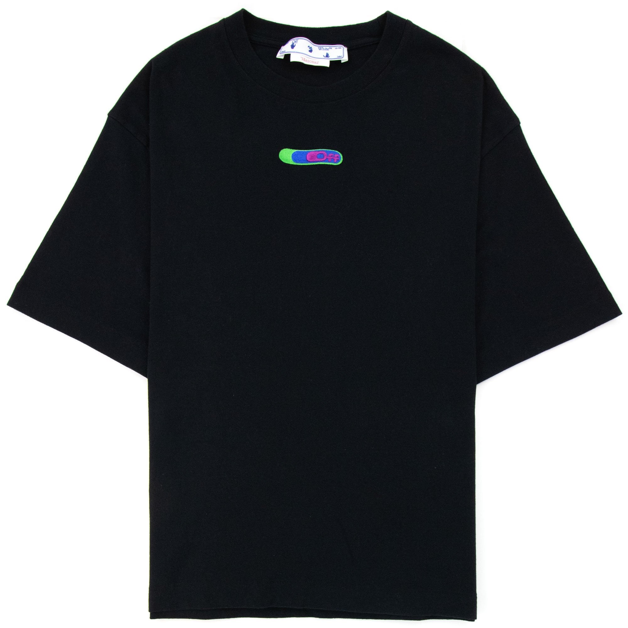 Off White Weed Arrows Over Skate S/s T Shirt Black/Green