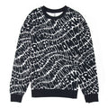 Moschino Underwear All Over Logo Sweatshirt Black