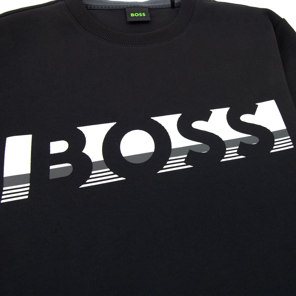 Hugo Boss Salbo 1 Crew Neck Sweat Black 001