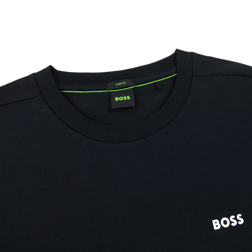 Hugo Boss Tee Contrast Logo T Shirt Navy 405