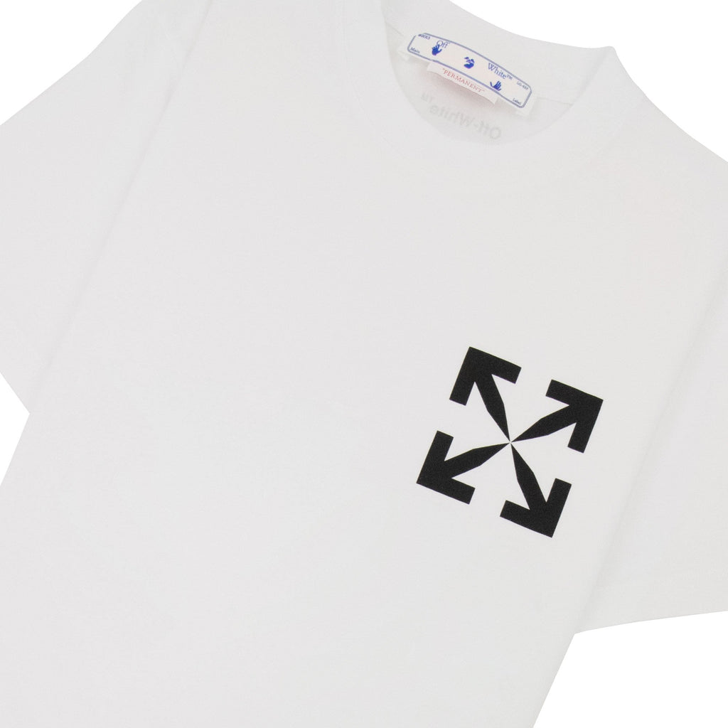 Off White Single Arrow S/s Slim Fit T Shirt White/Black
