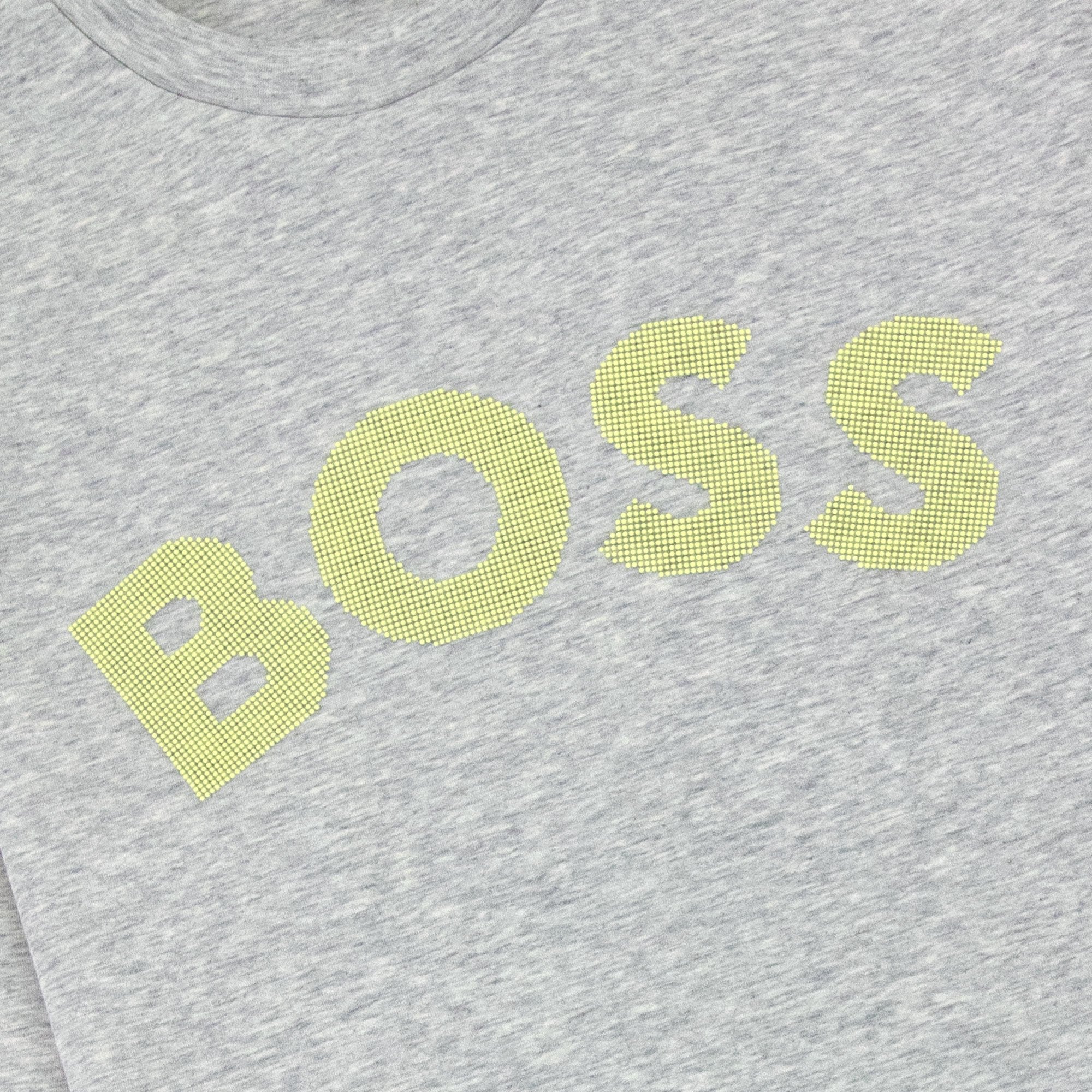 Hugo Boss Salbo Iconic Crew Neck Sweat Light Grey