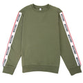 Moschino Underwear Tape Logo Arm Sweatshirt Khaki 0430