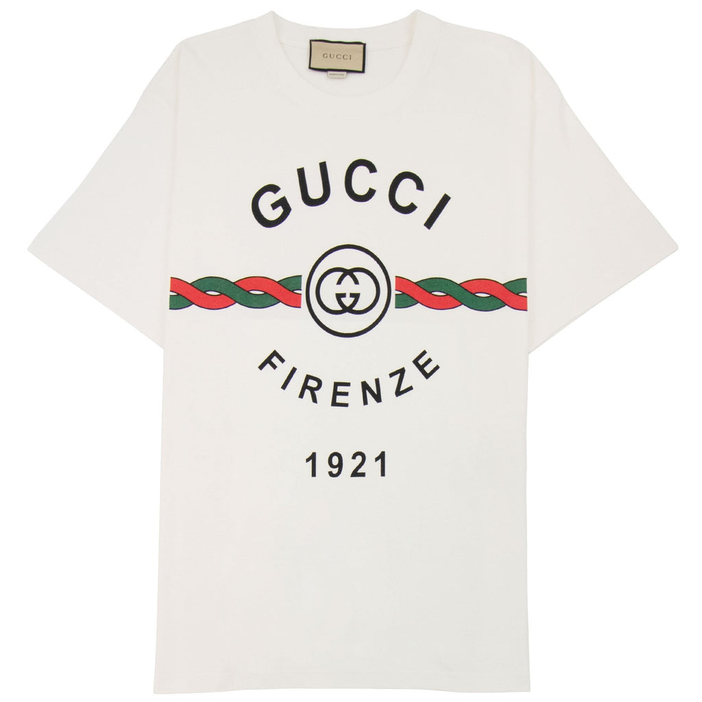 Gucci Firenze 1921 Cotton Jersey White