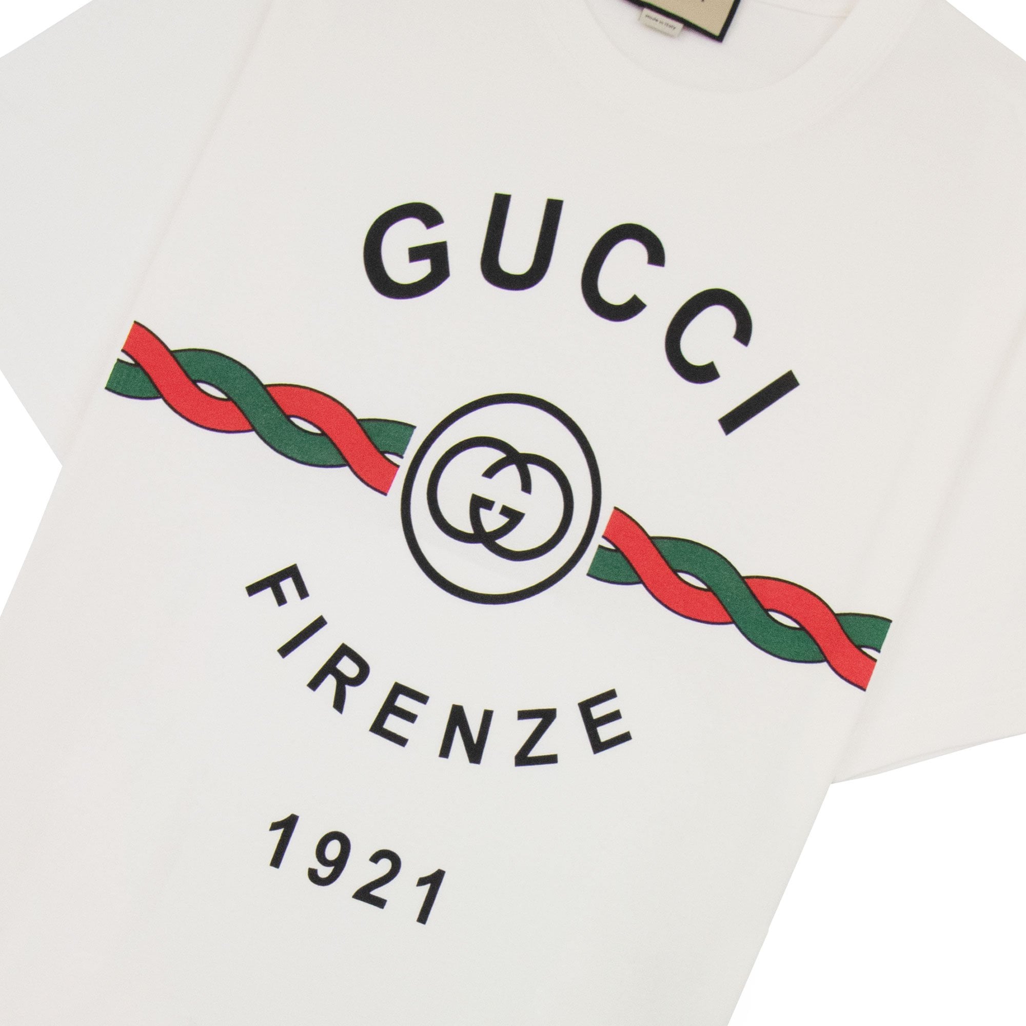 Gucci Firenze 1921 Cotton Jersey White