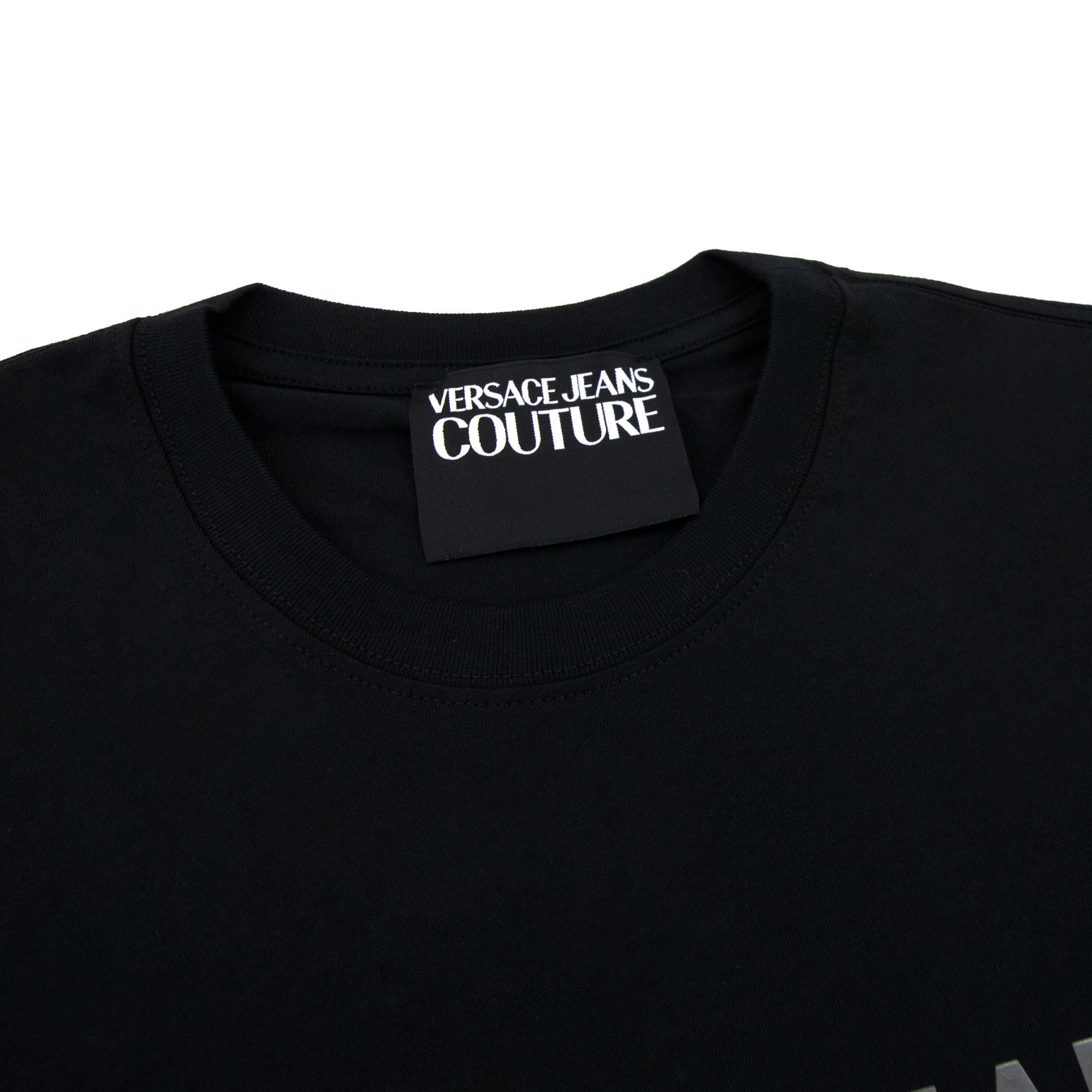 Versace Jeans Couture Logo T Shirt Black/silver