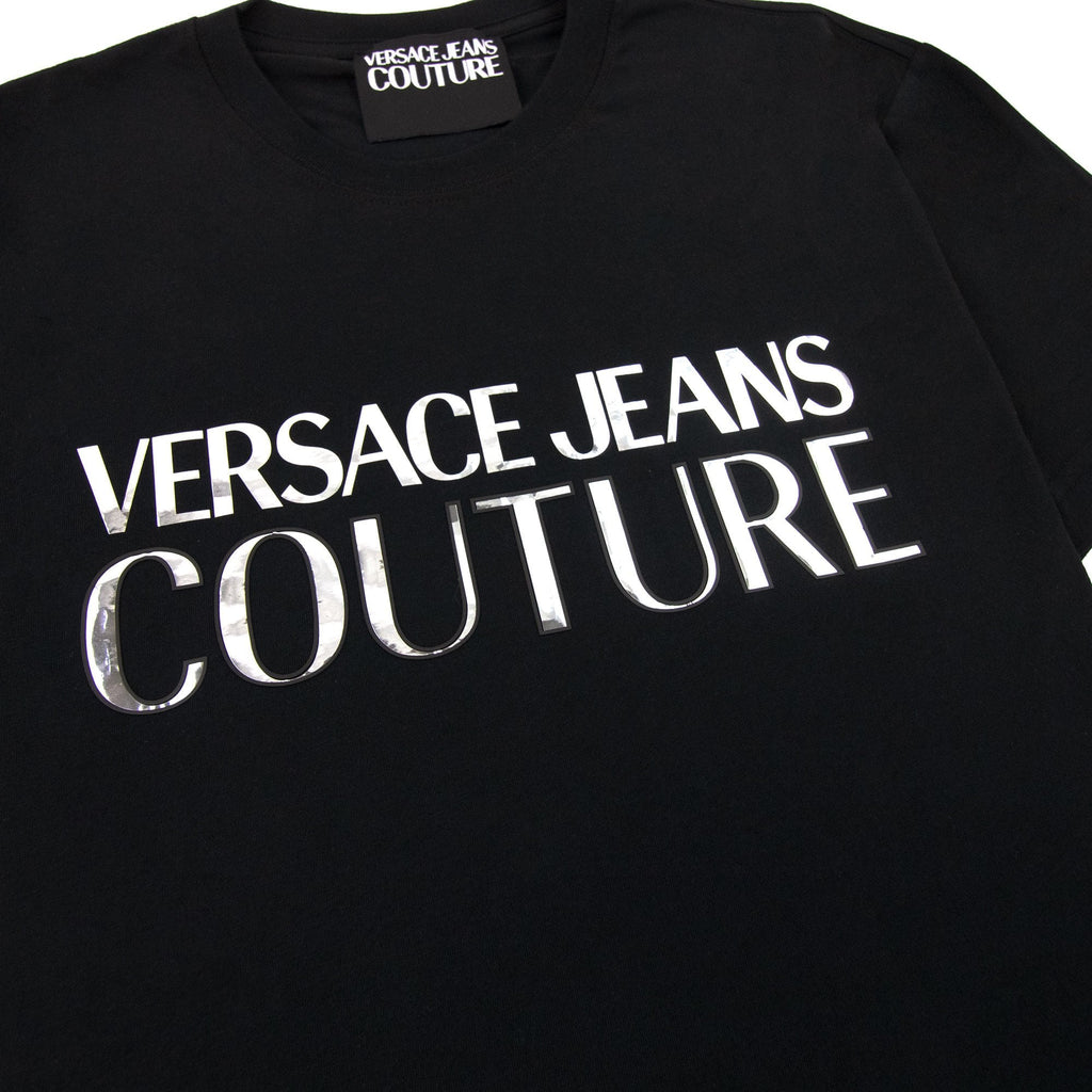 Versace Jeans Couture Logo T Shirt Black/silver