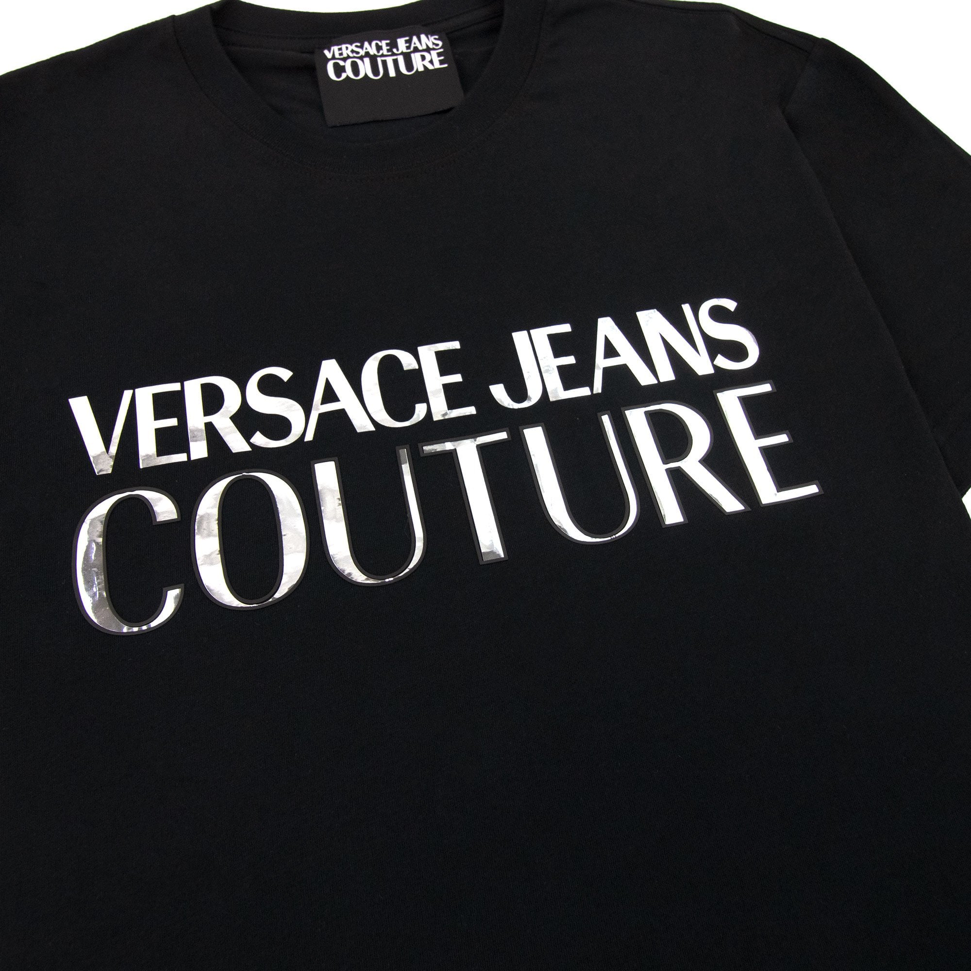 Versace Jeans Couture Logo T Shirt Black/silver