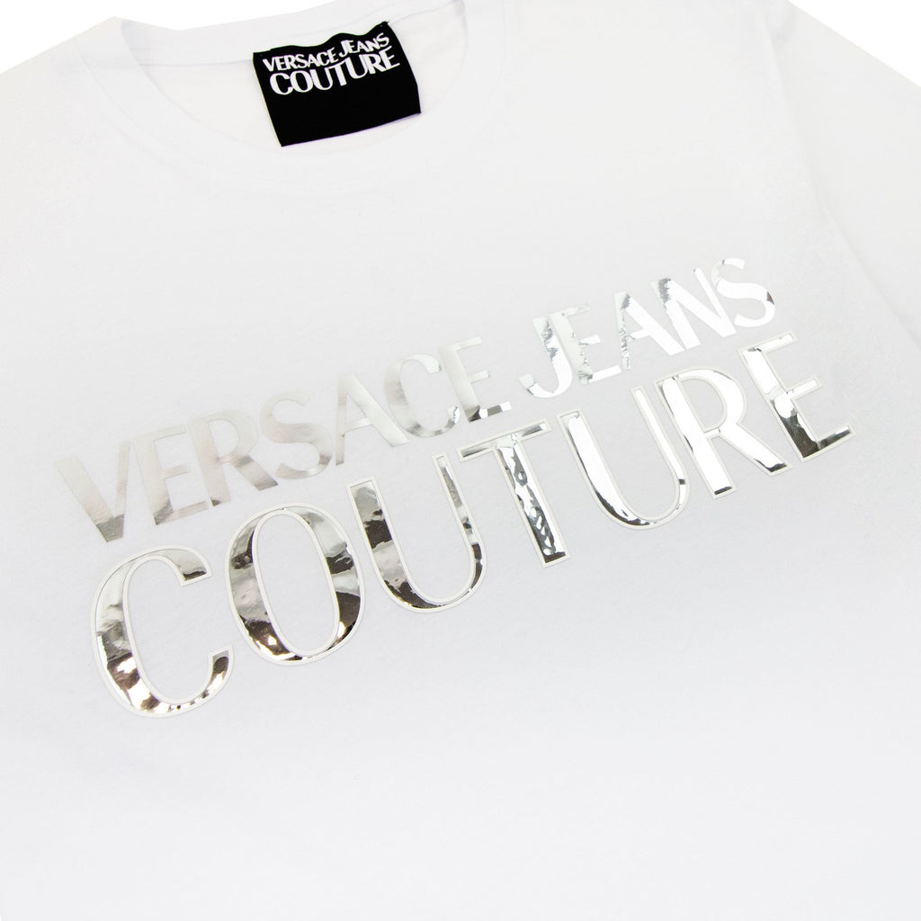 Versace Jeans Couture Logo T Shirt White/silver