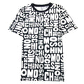 Moschino Underwear All Over Logo T Shirt White/black 1555