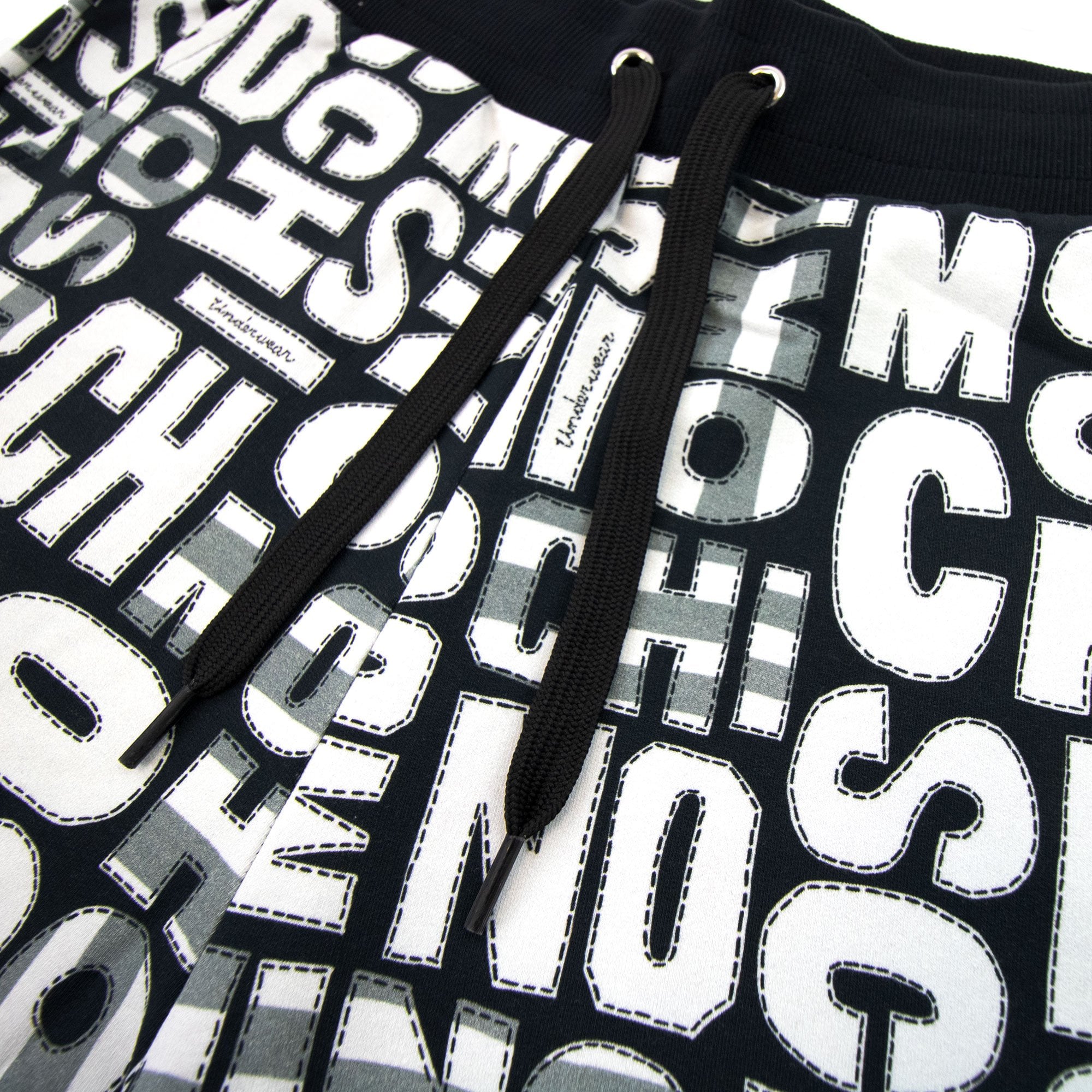 Moschino Underwear All Over Print Shorts White/black 1555