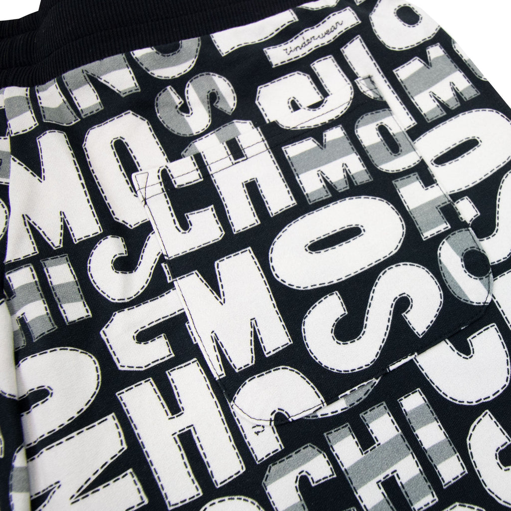 Moschino Underwear All Over Print Shorts White/black 1555