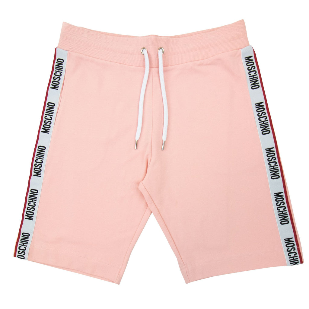 Moschino Underwear Logo Tape Shorts Pink 0227
