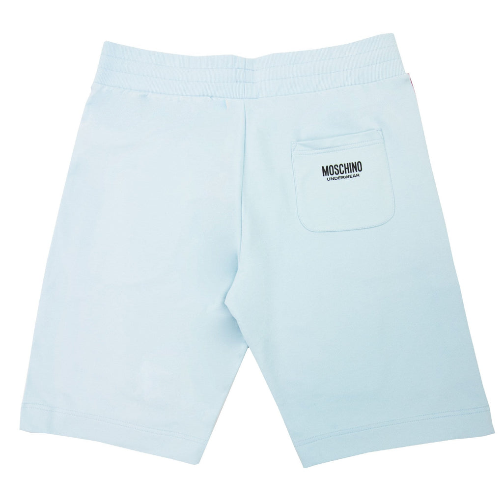 Moschino Underwear Logo Tape Shorts Sky Blue 0332