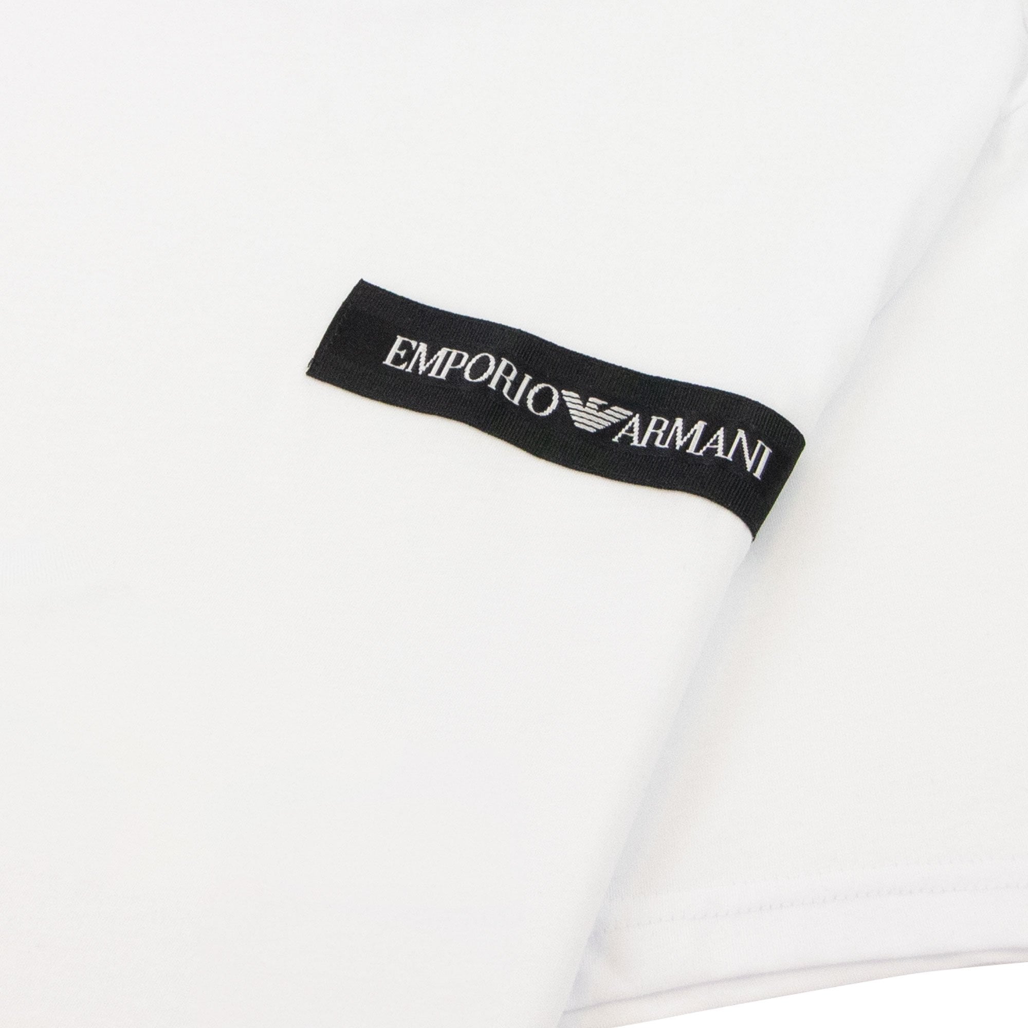 Emporio Armani Crew Neck Logo T Shirt White