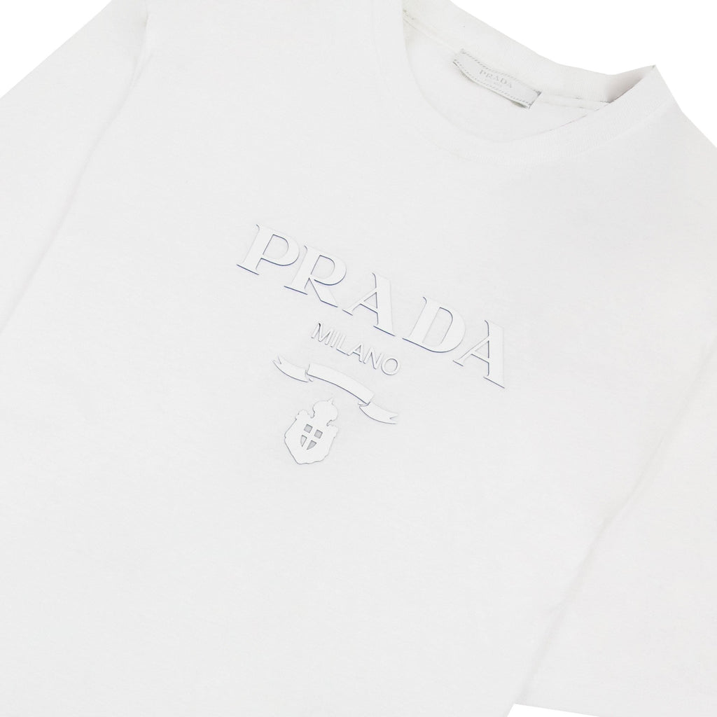 Prada Milano Silicone Logo T-shirt White