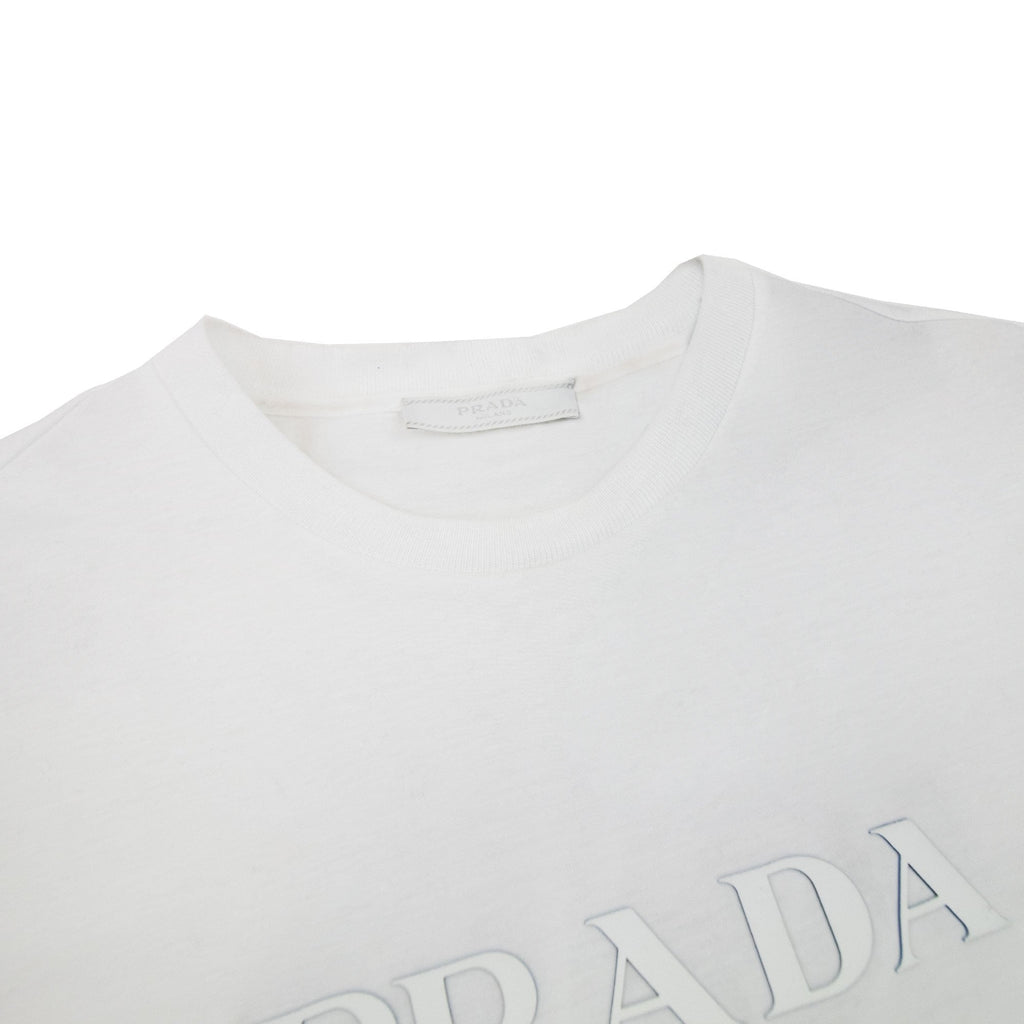 Prada Milano Silicone Logo T-shirt White