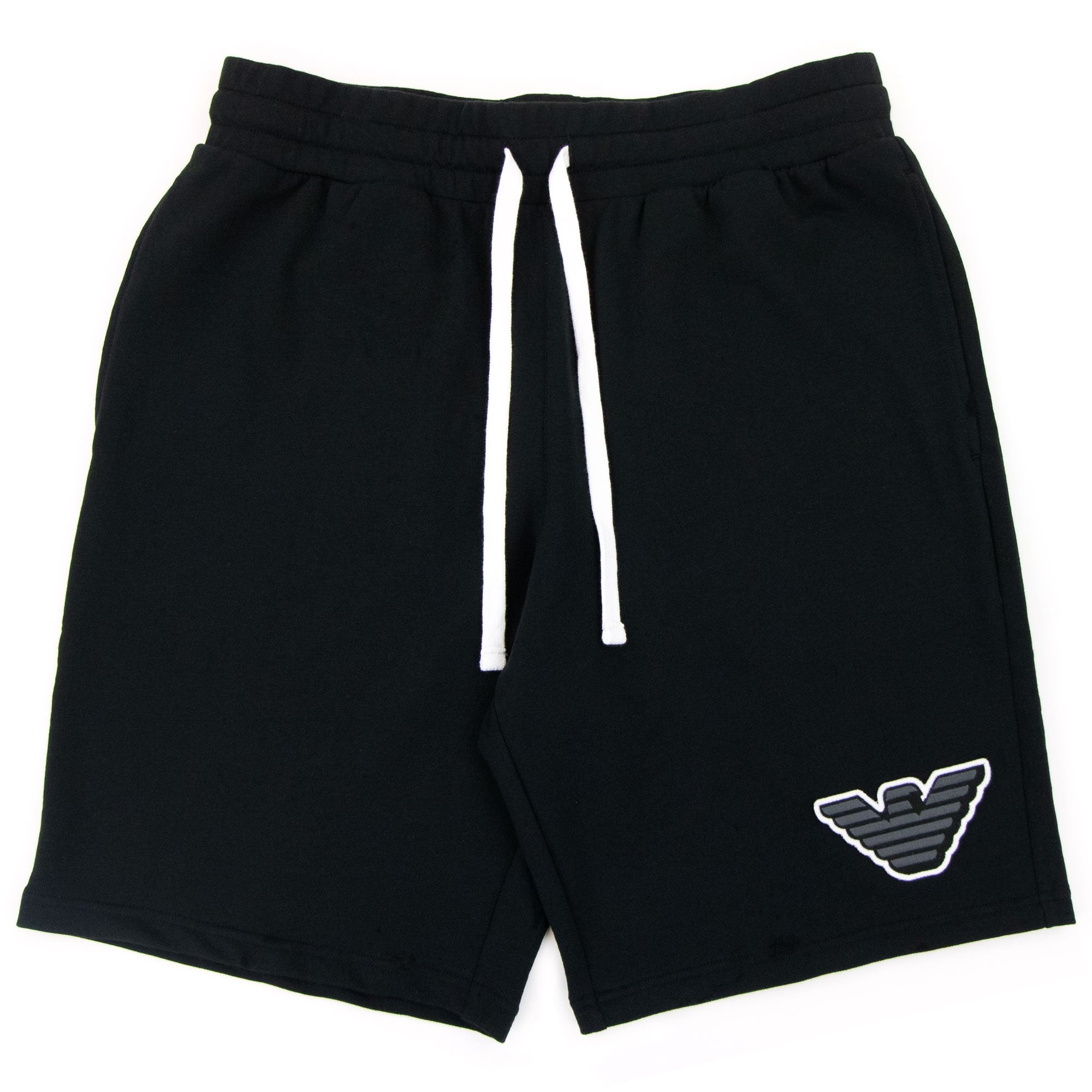 Emporio Armani Eagle Logo Bermuda Shorts Black