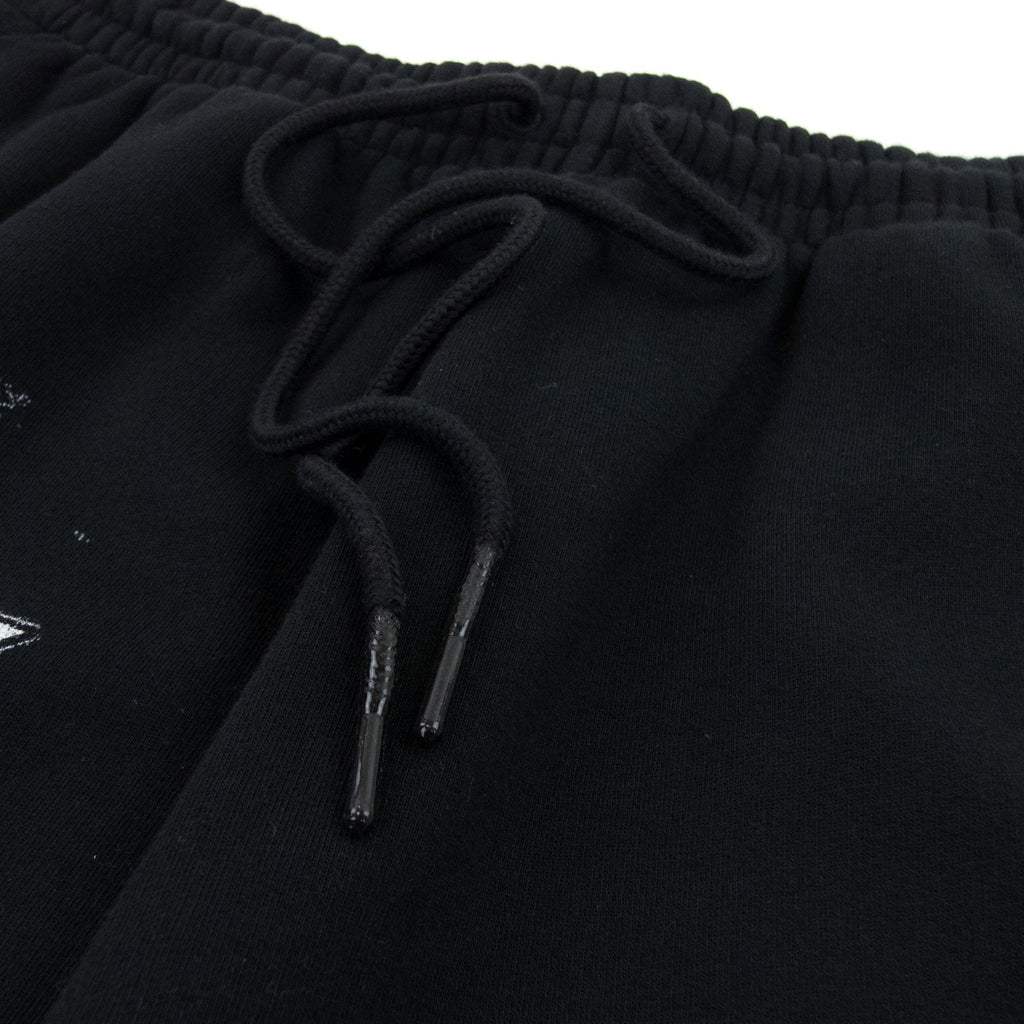 Off White Tribal Type Skate Sweat Shorts Black/white