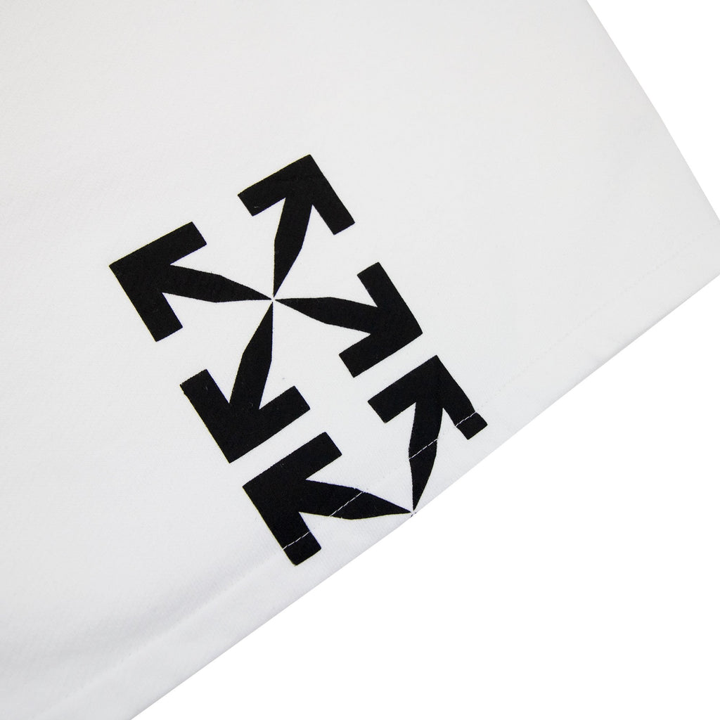 Off White Ff Blur Skate Sweat Shorts White/black