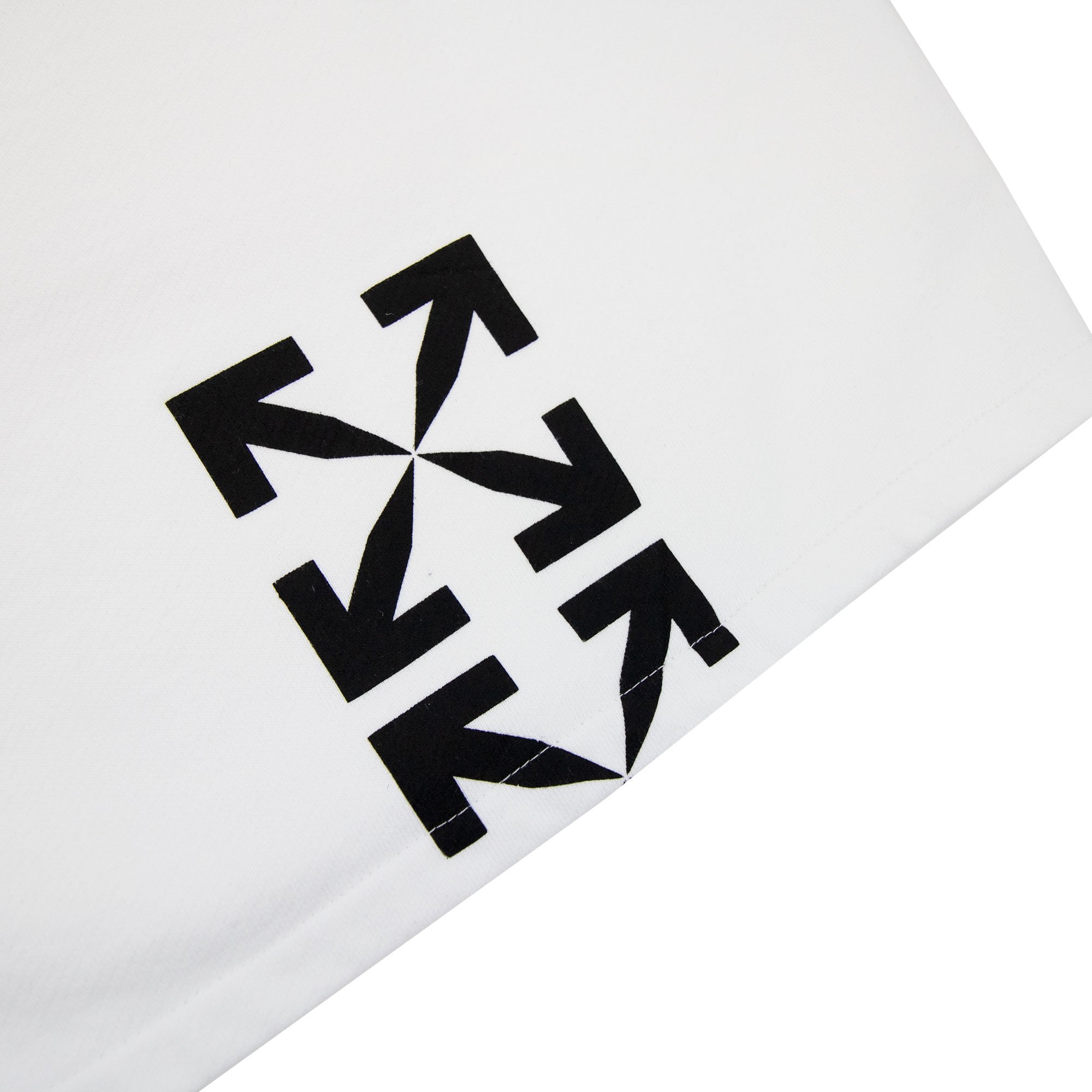 Off White Ff Blur Skate Sweat Shorts White/black