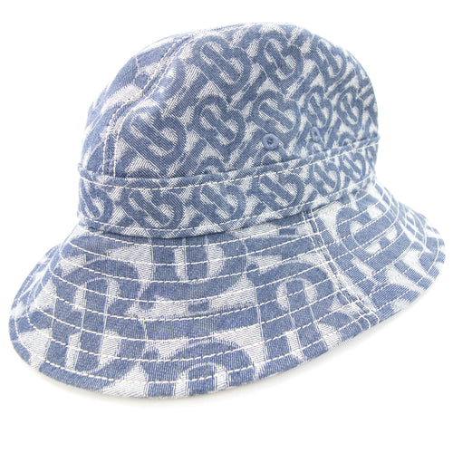 Burberry Monogram Motif Denim Bucket Hat Denim