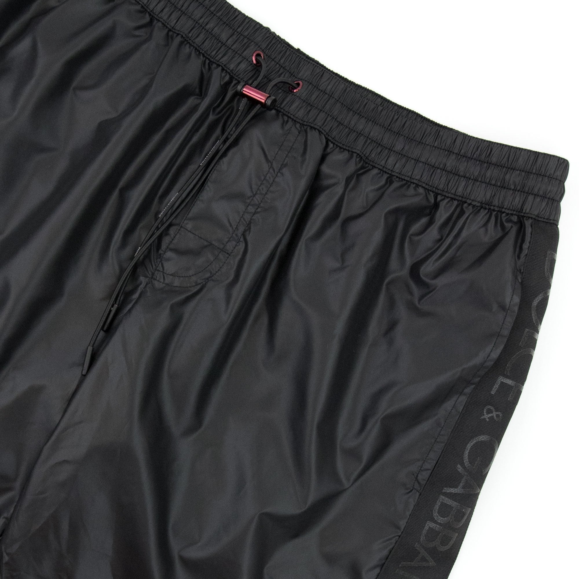 Dolce & Gabbana Side Band Logo Swim Shorts Black