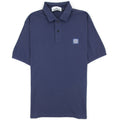 Stone Island Patch Logo Reg Fit Polo Purple V0027