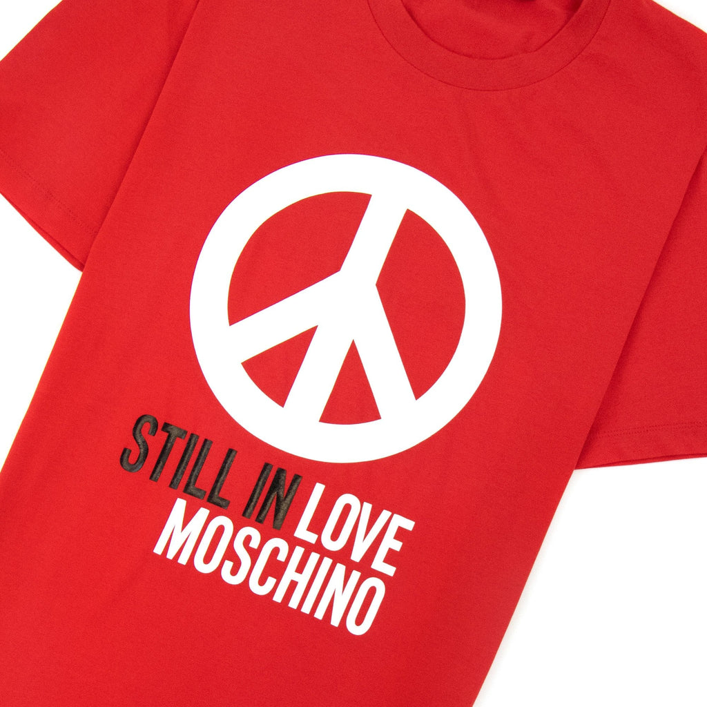 Love Moschino Still In Love T/s Red